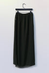 Samuel GUI yang double-layer folding half skirt AW22SK03-2 Ink green